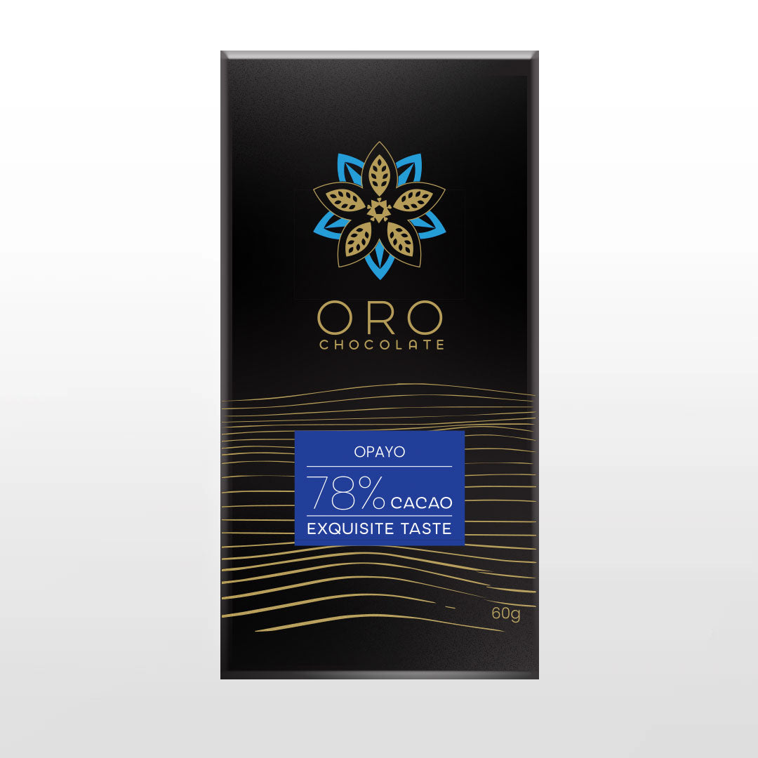 Oro Opayo 78% single variety Nicaraguan dark chocolate bar